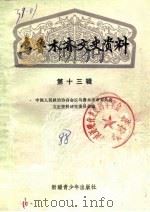 乌鲁木齐文史资料 第13辑 1988 PDF电子版封面 11124·8 中国人民政治协商会议乌鲁木齐市委员会文史资料研究委员会编