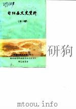 旬阳县文史资料  第1辑（1988 PDF版）