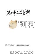 渡口市文史资料  第1辑（1986 PDF版）