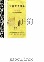 云县文史资料 第4辑 抗日战争时期专辑 1989 PDF电子版封面 中国人民政治协商会议云县委员会文史资料研究委员会