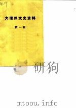 大理州文史资料 第1辑 1983 PDF电子版封面 中国人民政治协商会议大理州委员会文史资料研究委员会编