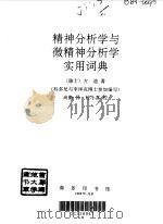 精神分析学与微精神分析学实用词典 1998 PDF电子版封面 7100025036 (瑞士)方迪著;尚衡译
