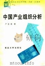 中国产业组织分析 1991 PDF电子版封面 7563403442 卢东斌著