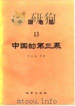 中国地层 13 中国的第三系 1984 PDF电子版封面 15038·新1028 李云通等著