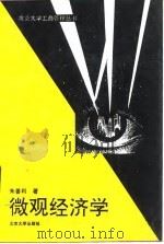 微观经济学 1994 PDF电子版封面 7301026773 朱善利著
