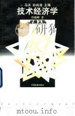 技术经济学 1996 PDF电子版封面 7800872254 许晓峰著