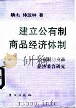 建立公有制商品经济体制  公有制与商品经济兼容研究（1992 PDF版）