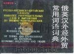 俄英汉外经外贸常用词语词典（1992 PDF版）