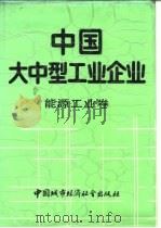 中国大中型工业企业  能源工业卷（1989 PDF版）