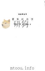 青年社会学（1987 PDF版）