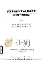 俄罗斯西伯利亚油气勘探开发合作项目考察报告 第1册 1992 PDF电子版封面 丁贵明,李国玉,张今弘,刘长生等