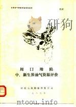 全国油气资源评价研究报告  周口坳陷中、新生界油气资源评价（ PDF版）