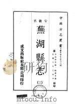 芜湖县志  二、三（ PDF版）