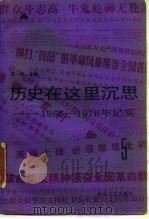 历史在这里沉思  1966-1976年纪实  第5卷（1989 PDF版）