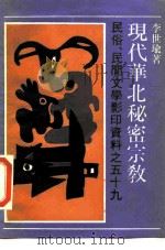 现代华北秘密宗教（1990 PDF版）