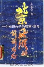 北京风波的前前后后 一个知识分子的观察·思考 1990 PDF电子版封面 7800650707 车慕奇著