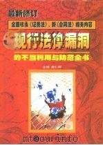 现行法律漏洞的不当利用与防范 1999 PDF电子版封面 7801143841 袁仁辉主编
