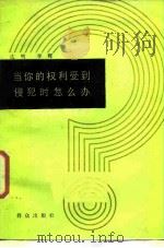 当你的权力受到侵犯时怎么办? 谈谈怎样打官司 1983 PDF电子版封面 6067·52 达明,李晖编写
