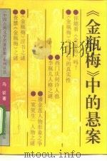 《金瓶梅》中的悬案（1994 PDF版）