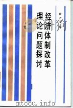 经济体制改革理论问题探讨 1985 PDF电子版封面 2434·1 段若非编