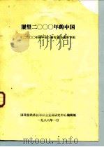 展望二000年的中国  《二000年的中国》研究报告摘要专辑（1986 PDF版）