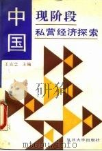 中国现阶段私营经济探索 1990 PDF电子版封面 7309004728 王克忠主编