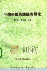 中国少数民族经济新论（1990 PDF版）