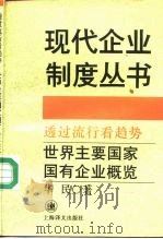 透过流行看趋势 世界主要国家国有企业概览 1994 PDF电子版封面 7532716619 华民著