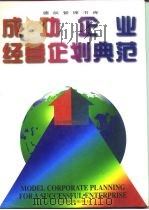成功企业经营企划典范 1996 PDF电子版封面 7800017206 北京德辰管理研究中心主编