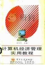 计算机经济管理实用教程 1996 PDF电子版封面 7505336797 台立天主编