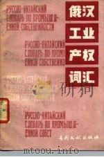 俄汉工业产权词汇 1990 PDF电子版封面 7800110443 中国专利局信息中心编译