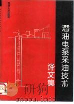 潜油电泵采油技术译文集（1993 PDF版）