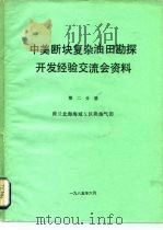 中美断块复杂油田勘探开发经验交流会资料  第2分册  荷兰北海海域X区块油气田（ PDF版）