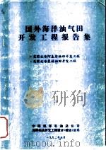 国外海洋油气田开发工程报告集  英国北海阿盖尔油田开发工程  英国北海莫林油田开发工程（1992 PDF版）