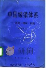 中国城镇体系 历史·现状·展望 1992 PDF电子版封面 7100009480 顾朝林著