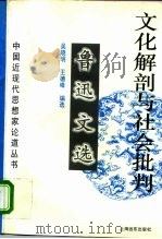 文化解剖与社会批判  鲁迅文选（1996 PDF版）