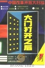 大门打开之后 中国改革开放大扫描 1993 PDF电子版封面 7800914267 王谨著