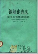 钢船建造法 第2卷 生产管理图表制作及放样 1985 PDF电子版封面 15034·2931 日本造船学会钢船建造法研究委员会编;穆木公译