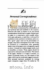 书信礼仪  英汉对照  英文（1997 PDF版）
