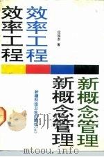 效率工程  新概念管理（1993 PDF版）