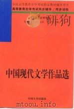 中国现代文学作品选 1998 PDF电子版封面 7801392353 刘勇主编