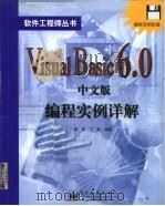 Visual Basic 6.0中文版编程实例详解 1999 PDF电子版封面 7505355422 李罡,丁莉编著
