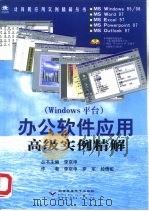 办公软件应用(Windows平台)高级实例精解 1999 PDF电子版封面 7900024336 李京申