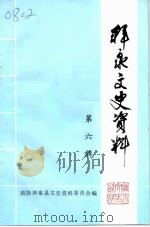 拜泉文史资料 第6辑 1991 PDF电子版封面 政协拜泉县文史资料委员会