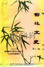 柳北文史  第13辑（1996 PDF版）