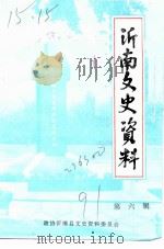 沂南文史资料  第6辑（1991 PDF版）