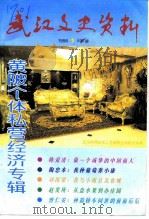 武汉文史资料 总第71辑 黄陂个体私营经济专辑 1998 PDF电子版封面 武汉市政协文史学习委员会,黄陂县政协文史学习委员会编