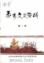 秦安文史资料 第10辑 1994 PDF电子版封面 政协秦安县委员会文史资料委员会编