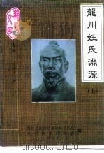 龙川文史 总第16辑 龙川姓氏渊源 上 1995 PDF电子版封面 龙川县政协文史资料委员会