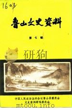 鲁山文史资料  第7辑（1991 PDF版）